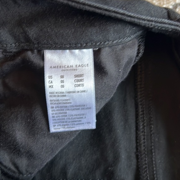 American Eagle Black Hi-Rise Jegging The Dream Jean Size 00 Short - Picture 7 of 9